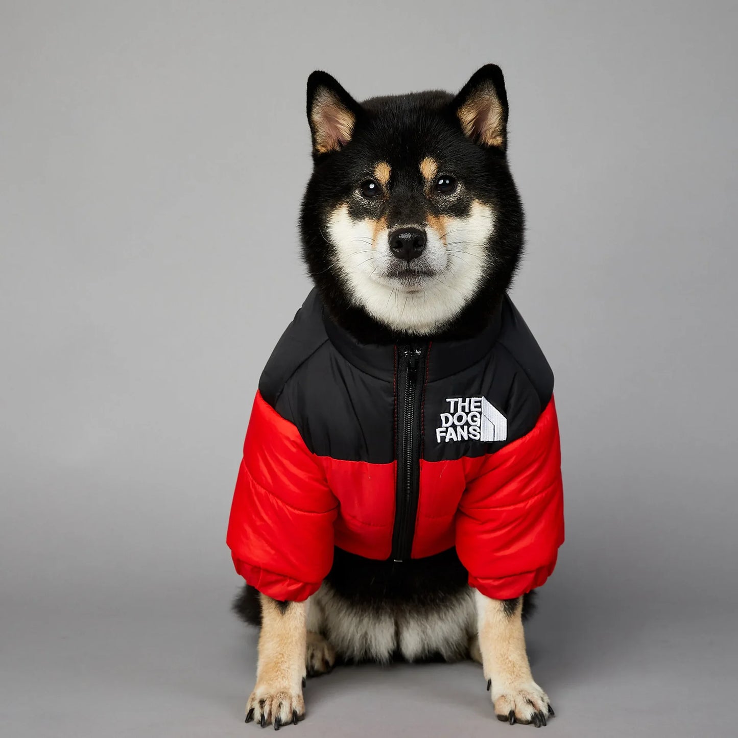 The Dog Face Winter Pet Dog down Jacket Clothes for Small Medium Dogs Warm Thick White Duck down Vest French Bulldog Puppy Coat