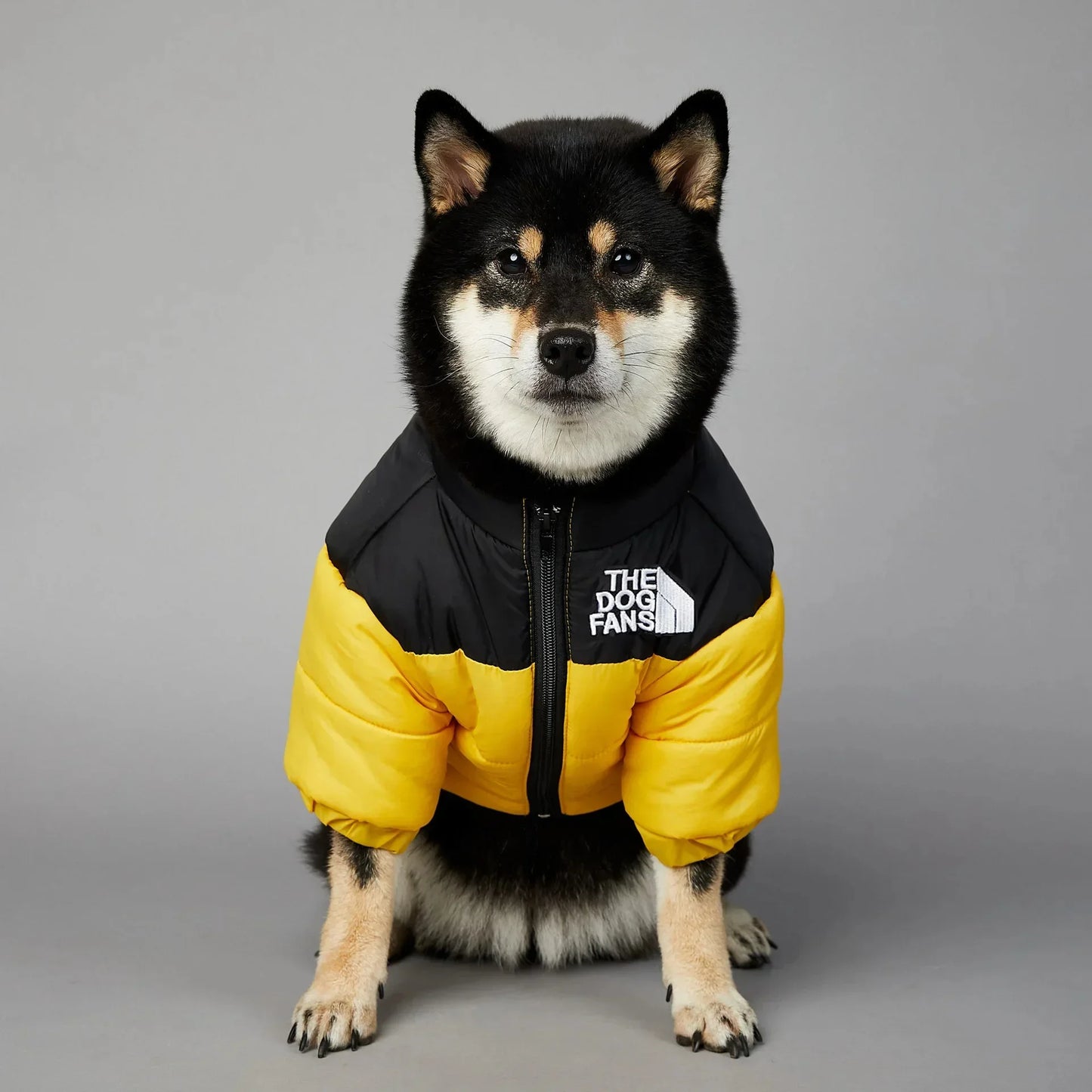 The Dog Face Winter Pet Dog down Jacket Clothes for Small Medium Dogs Warm Thick White Duck down Vest French Bulldog Puppy Coat