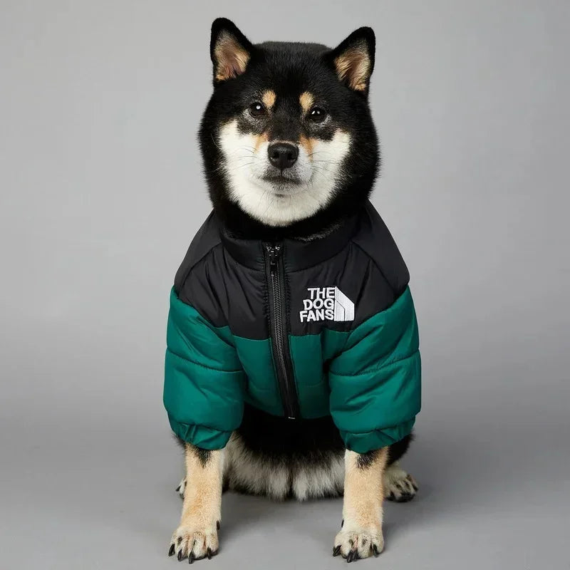The Dog Face Winter Pet Dog down Jacket Clothes for Small Medium Dogs Warm Thick White Duck down Vest French Bulldog Puppy Coat