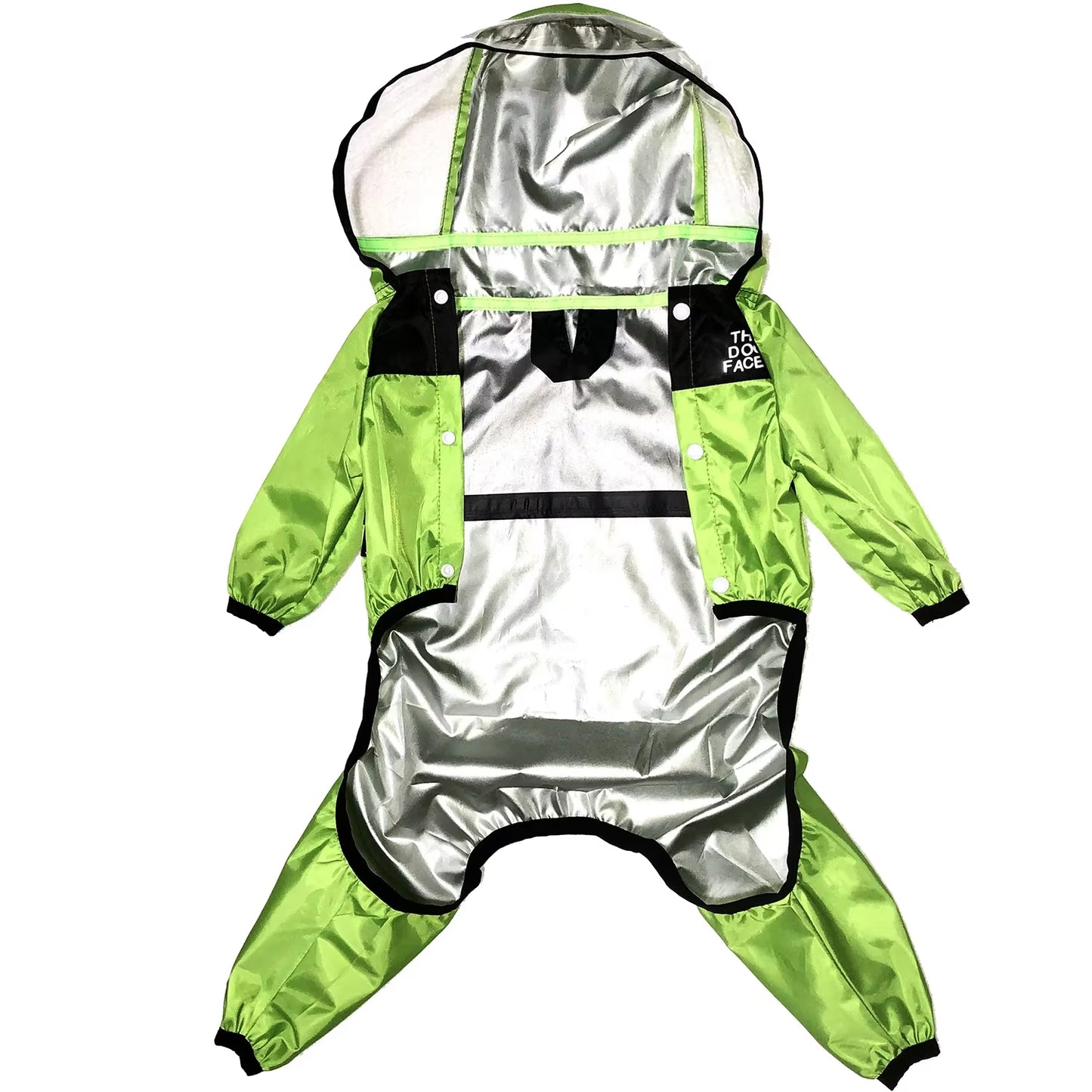 Pet Dog Raincoat the Dog Face Pet Clothes Jumpsuit Waterproof Dog Jacket Dogs Water Resistant Clothes for Dogs Pet Coat