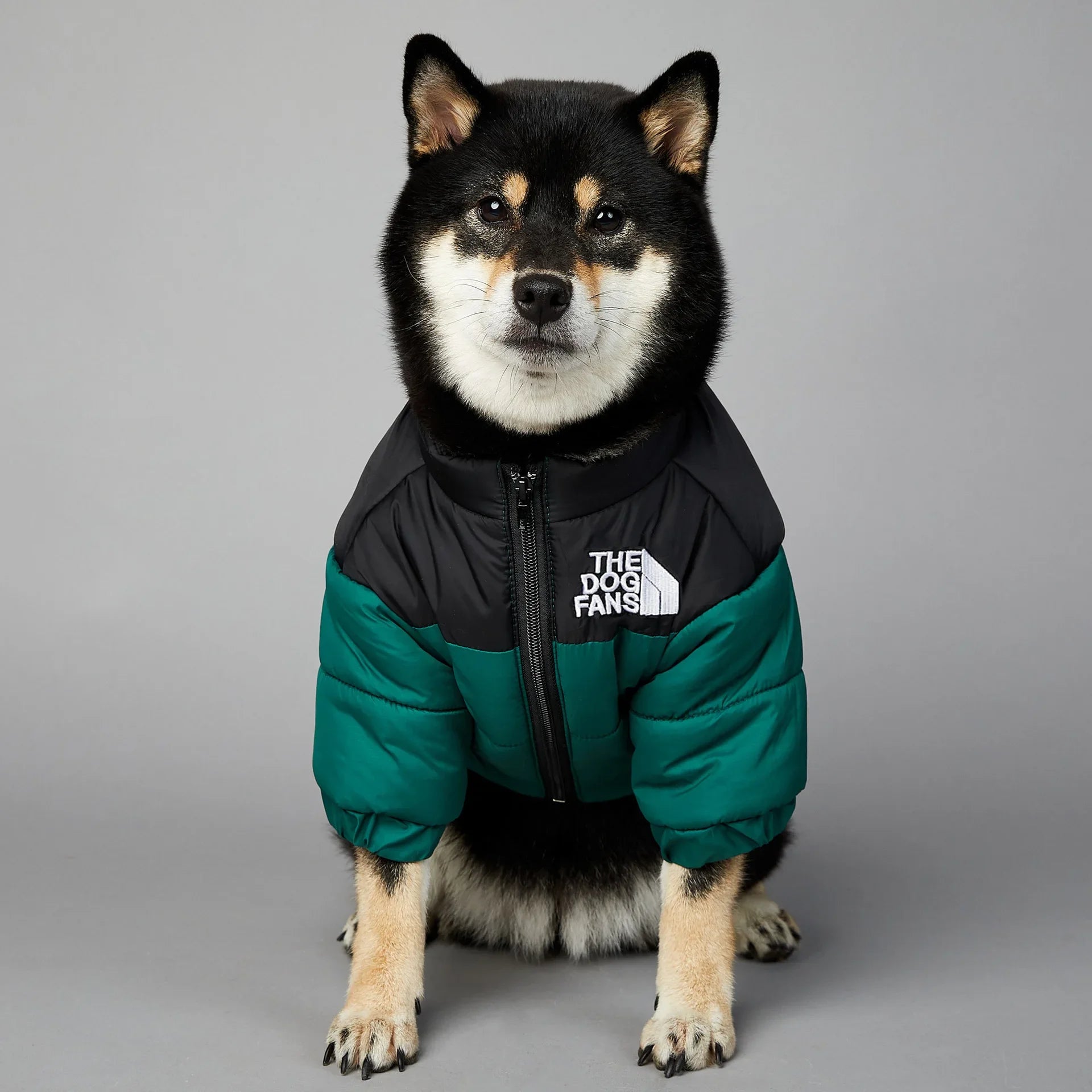 The Dog Face Winter Pet Dog down Jacket Clothes for Small Medium Dogs Warm Thick White Duck down Vest French Bulldog Puppy Coat