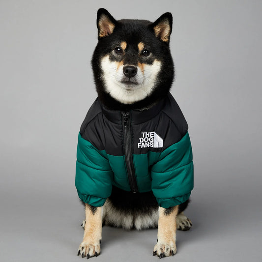 The Dog Face Winter Pet Dog down Jacket Clothes for Small Medium Dogs Warm Thick White Duck down Vest French Bulldog Puppy Coat