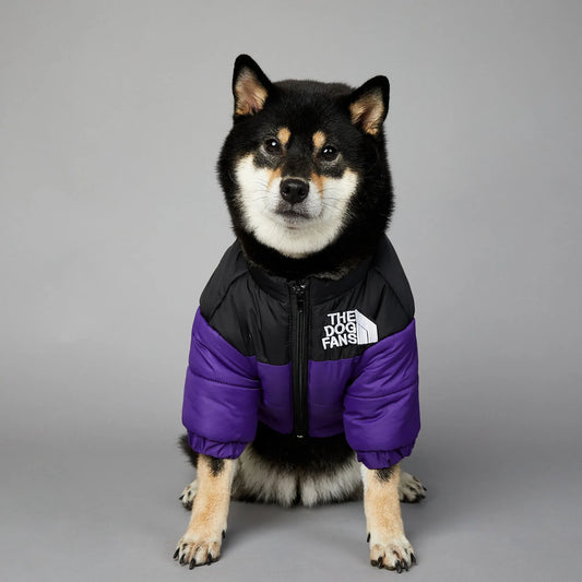 The Dog Face Winter Pet Dog down Jacket Clothes for Small Medium Dogs Warm Thick White Duck down Vest French Bulldog Puppy Coat